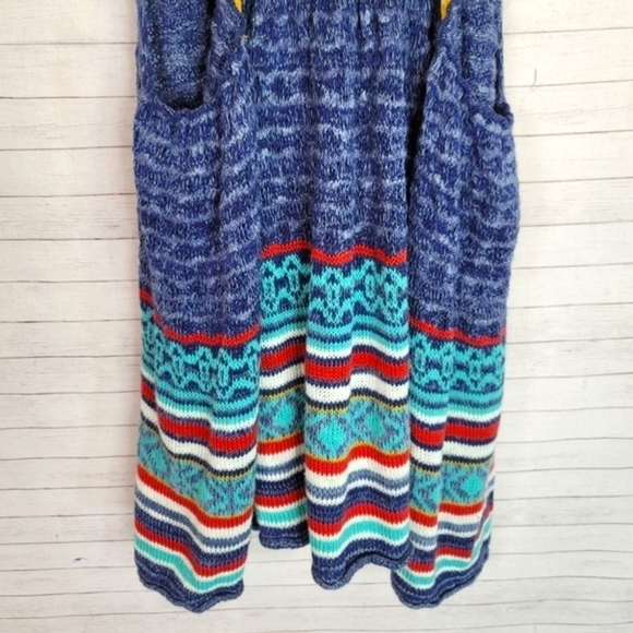 FREE PEOPLE RARE HEARTS SLEEVELESS TUNIC, SZ LARGE - Picture 10 of 14